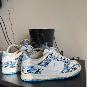 Rare Nike dunk‎ low camo blue white 2006